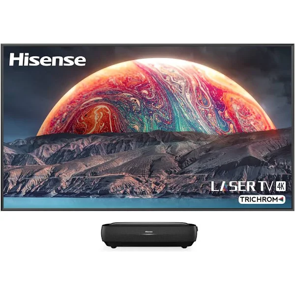 Hisense 120″ TriChroma Laser 4K TV Projector with 120″ ALR Screen 120L9G-CINE120A