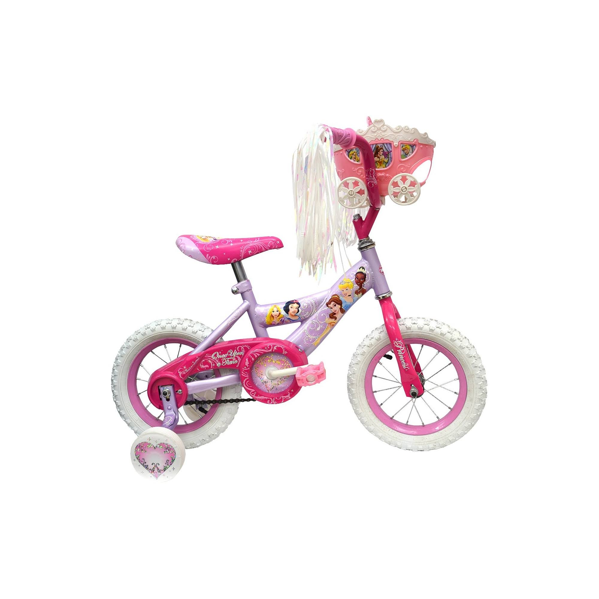 Huffy Girl’s Disney Princess Bike, Soft Pink/Pink, 12-Inch