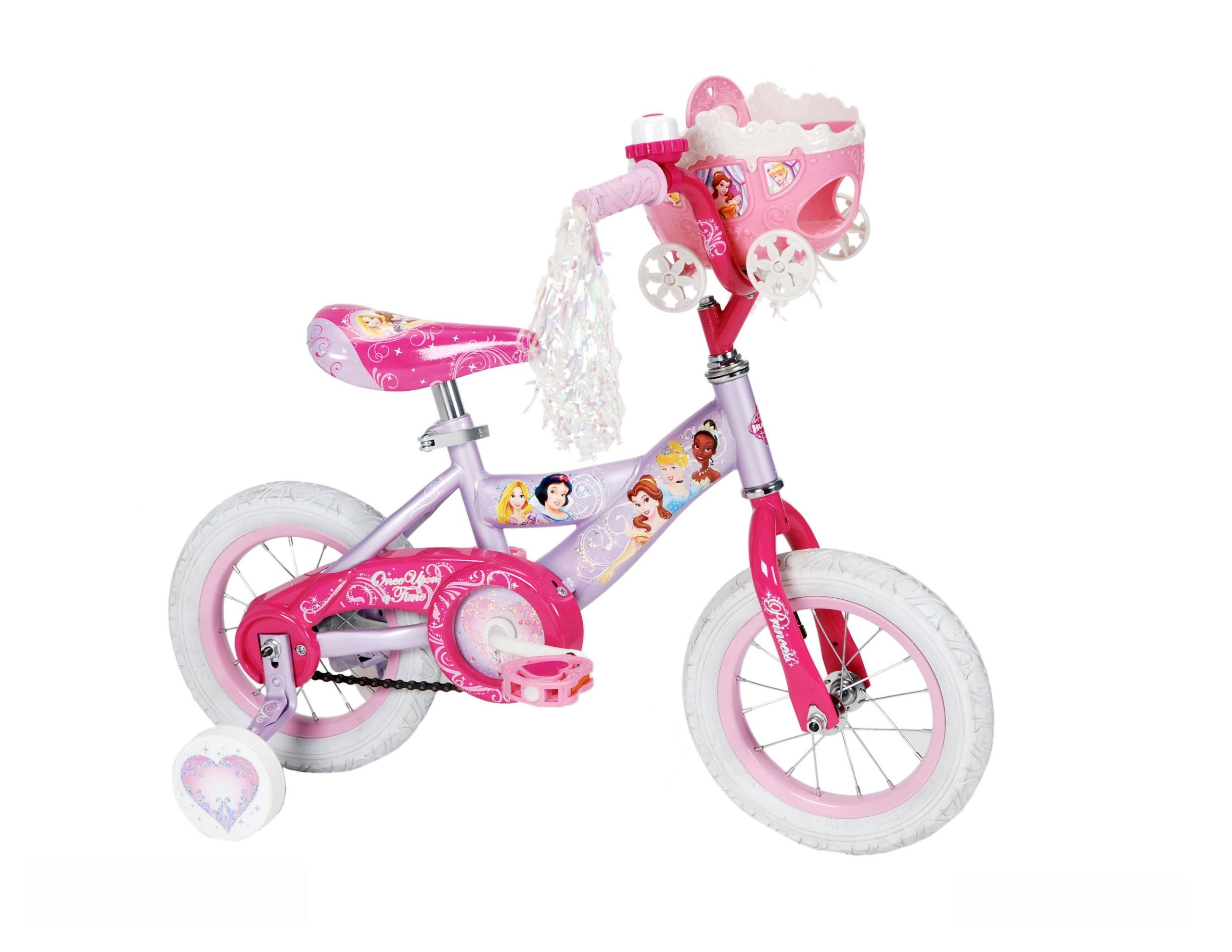 Huffy Girl’s Disney Princess Bike, Soft Pink/Pink, 12-Inch