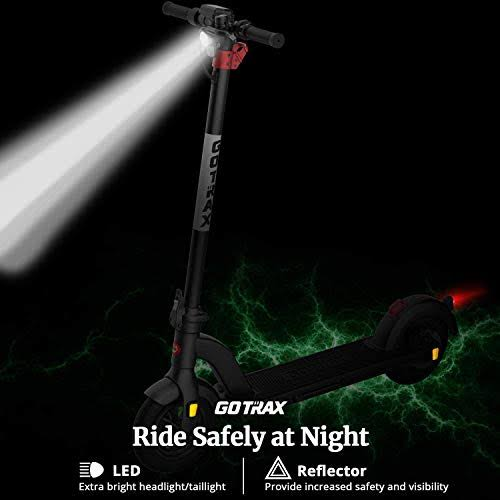 Gotrax G4 Electric Scooter  C 10″ Air Filled Tires  C 20MPH & 25 Mile Range, Powerful 350W Motor Up 20 MPH, 6.7inch Wide Deck for Commuting Adult E-scoo