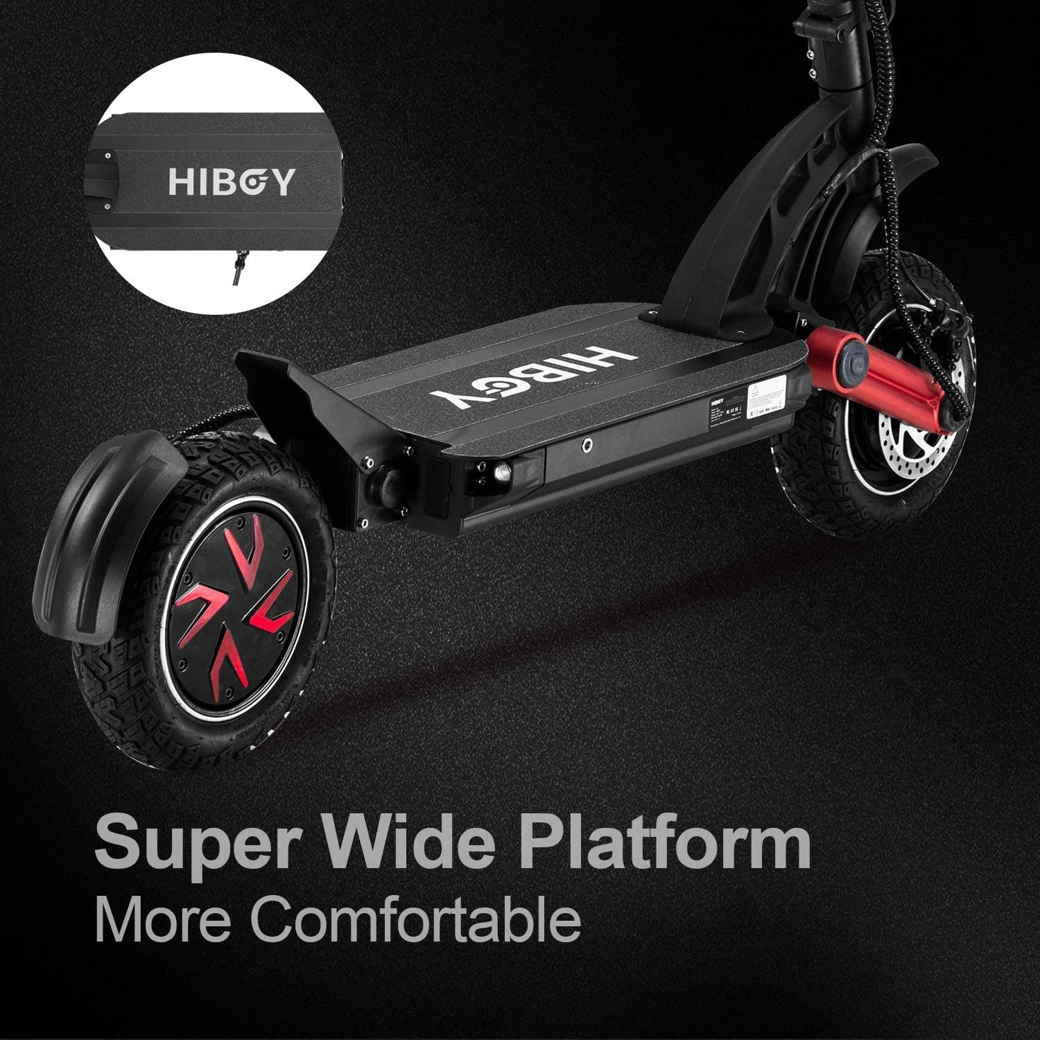 Hiboy Titan Pro Electric Scooter  C 2400W Motor 10″ Pneumatic Tires Up to 40 Miles & 32 MPH Quick-Release Folding, Electric Scooter for Adults Dual