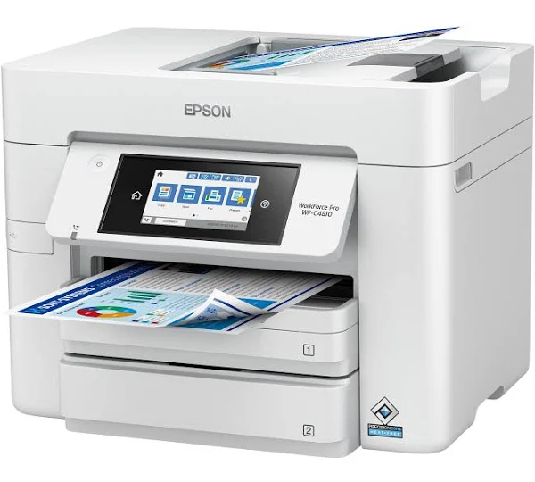 Epson WorkForce Pro WF-C4810 Inkjet Multifunction Printer 每 Color