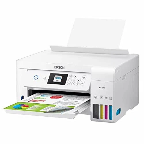 Epson Premium EcoTank 2760 All-in-One Color Inkjet Cartridge-Free Supertank Printer I Print Copy Scan I Wireless I Mobile Printing I Auto Duplex