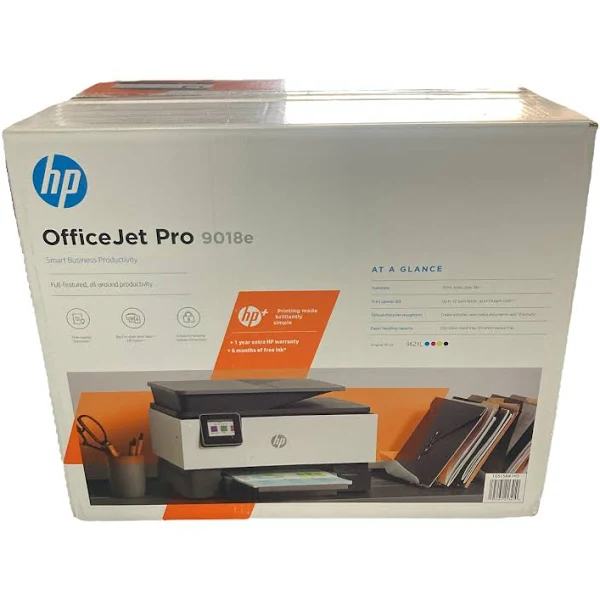 HP OfficeJet Pro 9018e All-in-One Wireless Color Inkjet Printer