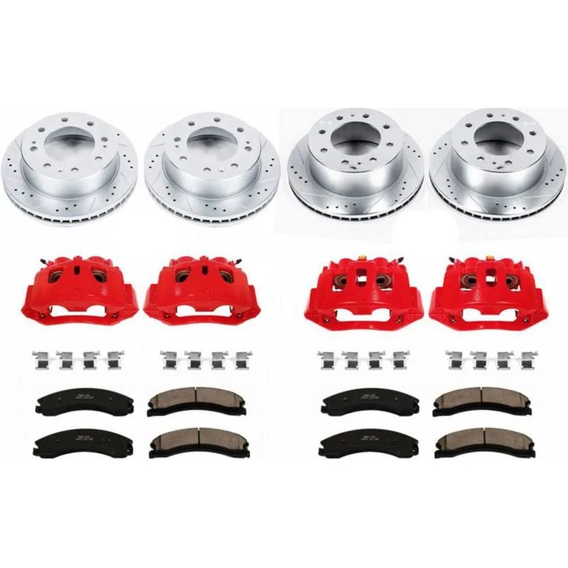 Power Stop (KC2554) Z23 Evolution Sport Brake Kit with Calipers, Front and Rear