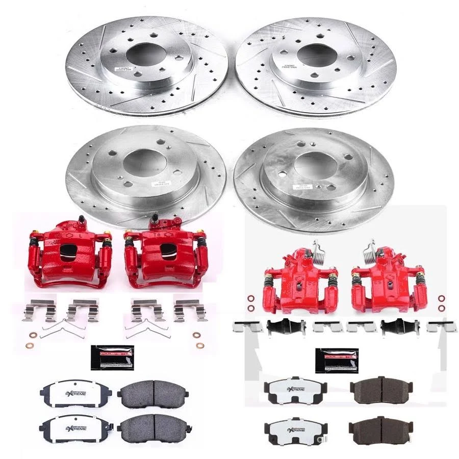 Power Stop – Front and Rear Z26 Street Warrior Brake Kit with Calipers KC750-26