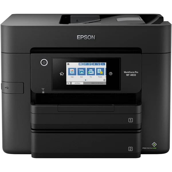 Epson WorkForce Pro Wf-4833 All-in-One Color Inkjet Printer, Copier, Scanner 每 Black 82735180