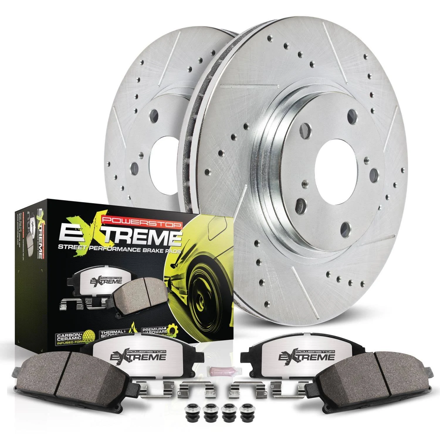 Power Stop – Front and Rear Z26 Street Warrior Brake Kit K6327-26