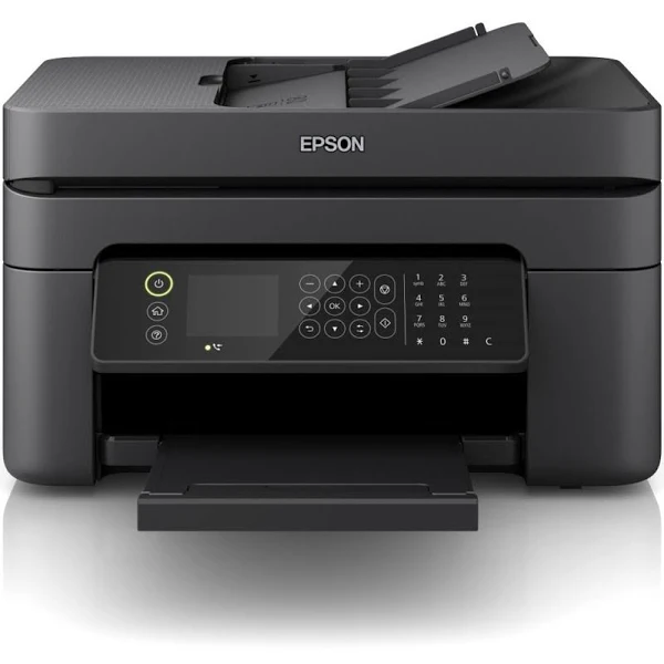 Epson WorkForce WF-2850 All-in-One Wireless Color Inkjet Printer, Black 每 Print Scan Copy Fax 每 10 ppm, 5760 x 1440 dpi, 8.5 x 14, Auto 2-Sided