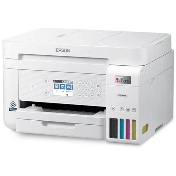 Epson EcoTank ET-3850 Wireless Color All-in-One Cartridge-Free Supertank Printer