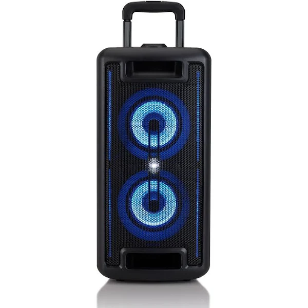 Onn. Large Party Speaker with LED Lighting, Black