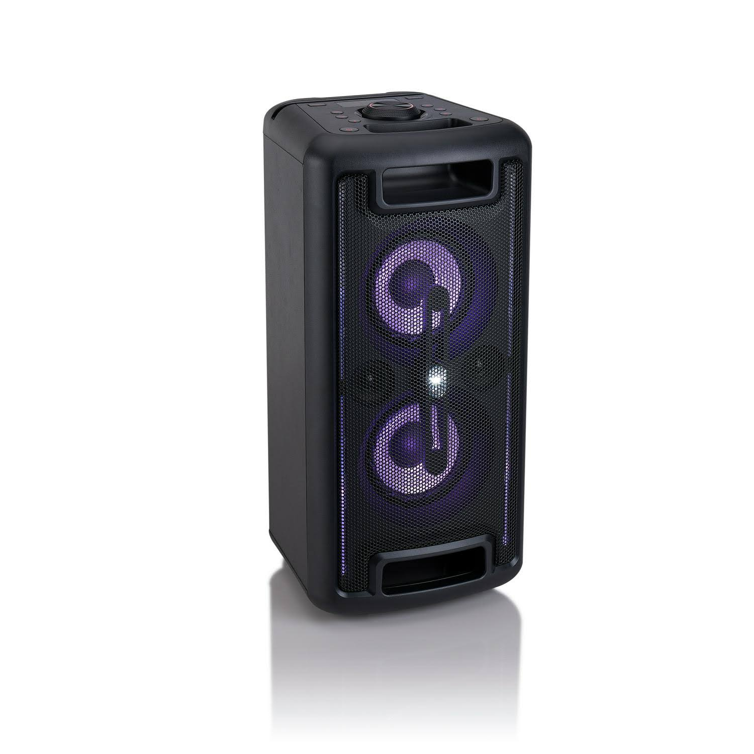 Onn. Large Party Speaker with LED Lighting, Black