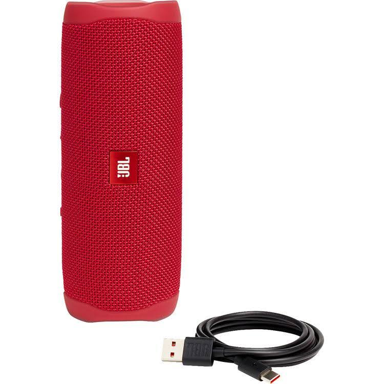 JBL Flip 5 Portable Waterproof Bluetooth Speaker 每 Fiesta Red