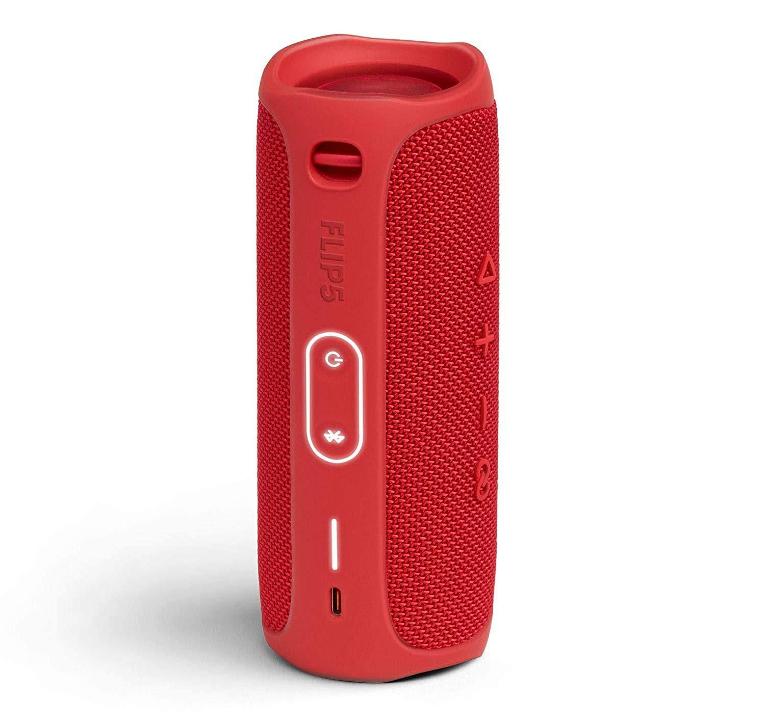 JBL Flip 5 Portable Waterproof Bluetooth Speaker 每 Fiesta Red