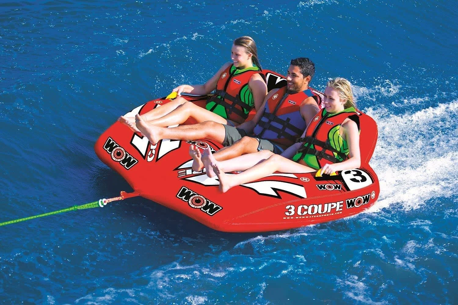 Wow Sports 3-person Coupe Cockpit Towable (21-1080)