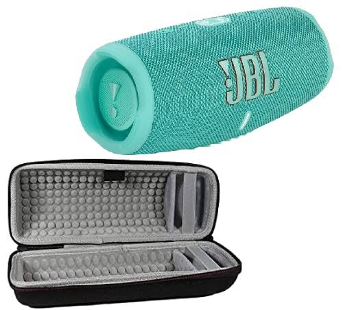 JBL Charge 5 Portable Waterproof Bluetooth Speaker Plus B2C Hardshell Travel Case