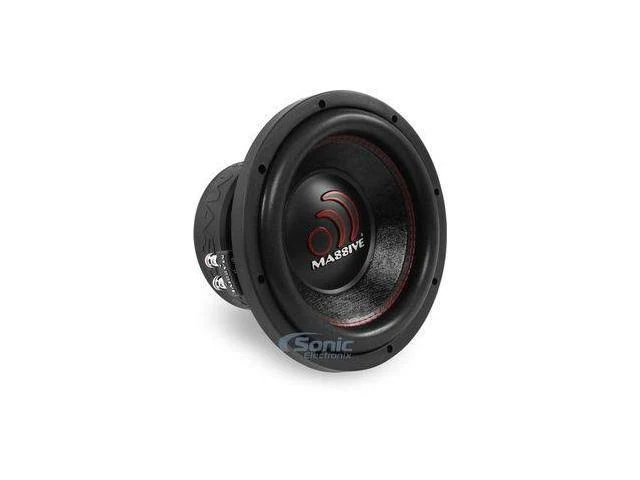 Massive GTX104 1400 Watts 10∪ Dual 4 Ohm Car Audio Subwoofer