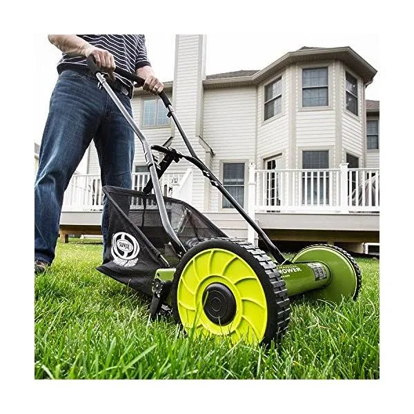 Sun Joe Mj500m Manual Reel Mower W/Grass Catcher 16 inch