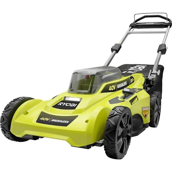 Ryobi 40V Brushless 20 in. Battery Walk Behind Push Lawn Mower (Tool Only)