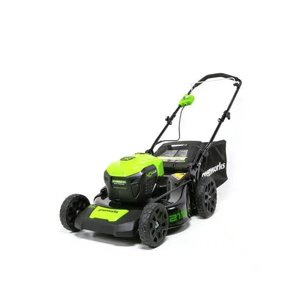 Greenworks MO40L01 G-Max 40V 21 inch Brushless Dual Port Lawn Mower B