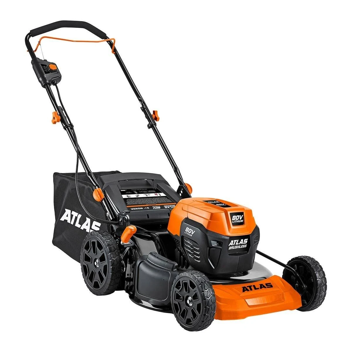 Atlas 80V Brushless Cordless 21 in. Push Lawn Mower – Tool Only 56998