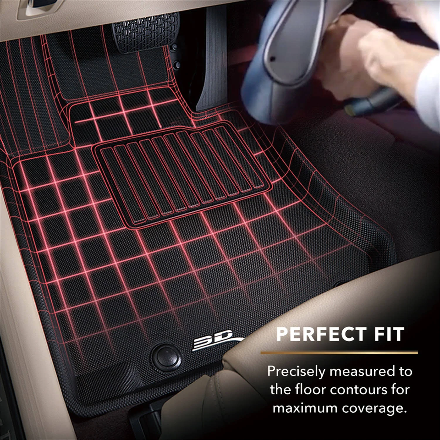 3D MAXpider Kia 14-18 Forte Kagu Floor Mats Black