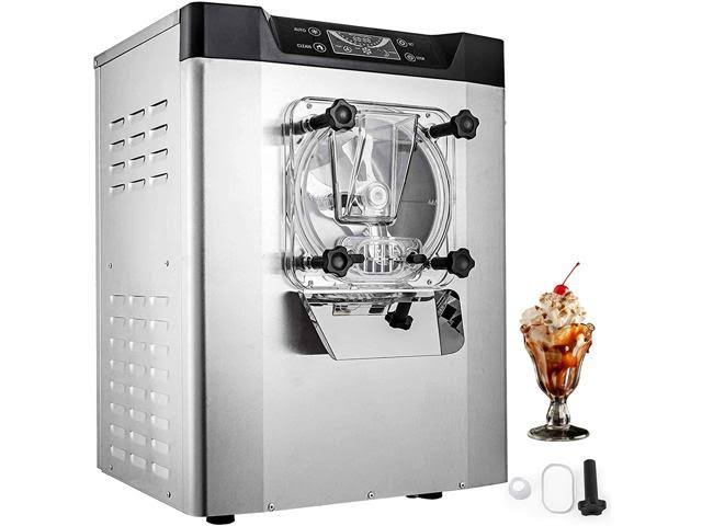 Vevor Commercial Frozen Hard Ice Cream Machine Maker 20 L/H Yogurt Ice Cream Maker