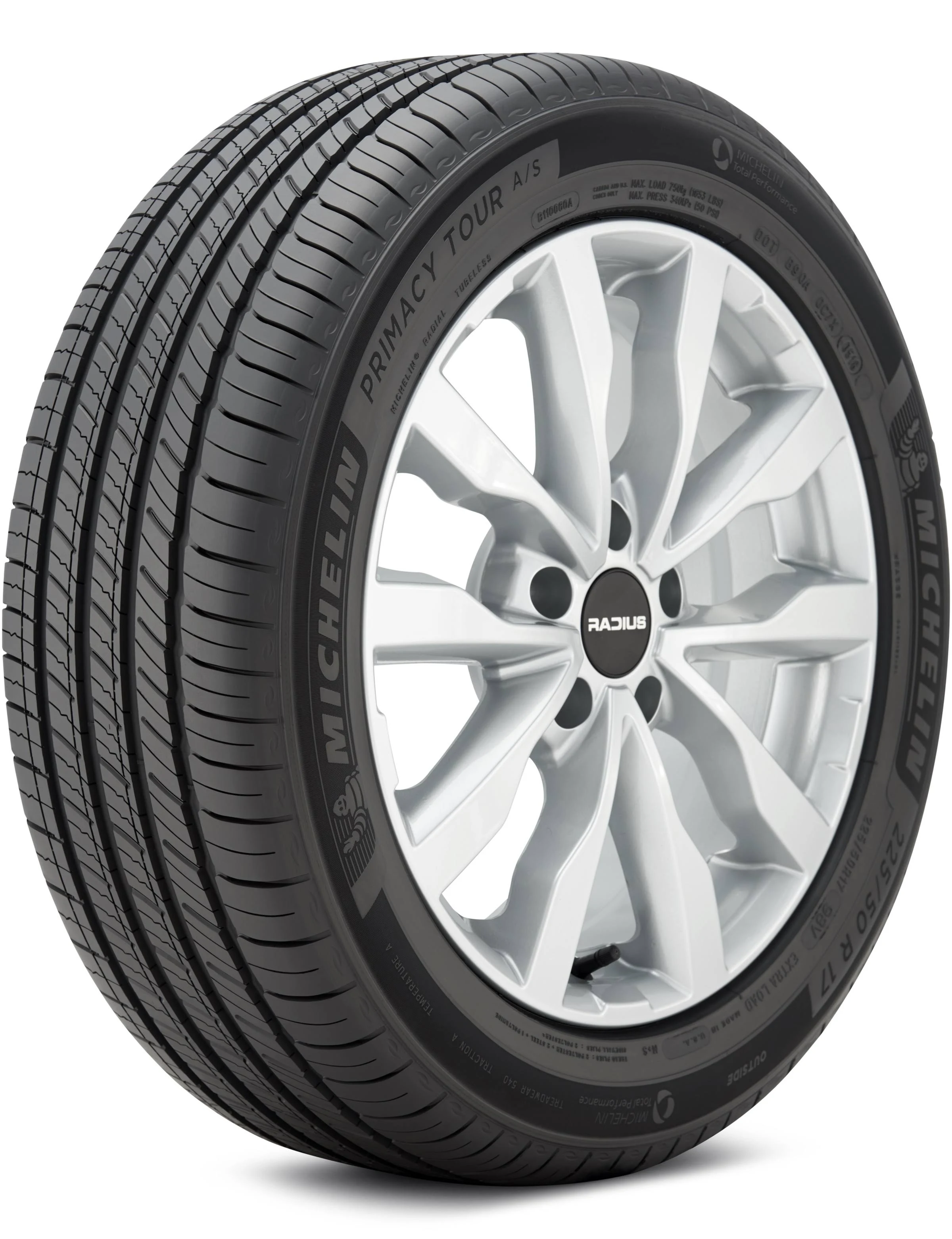 Michelin Primacy Tour A/S Tire | 215/55R17 94V