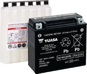 Yuasa Battery Ytx20l-bs Maintenance Free