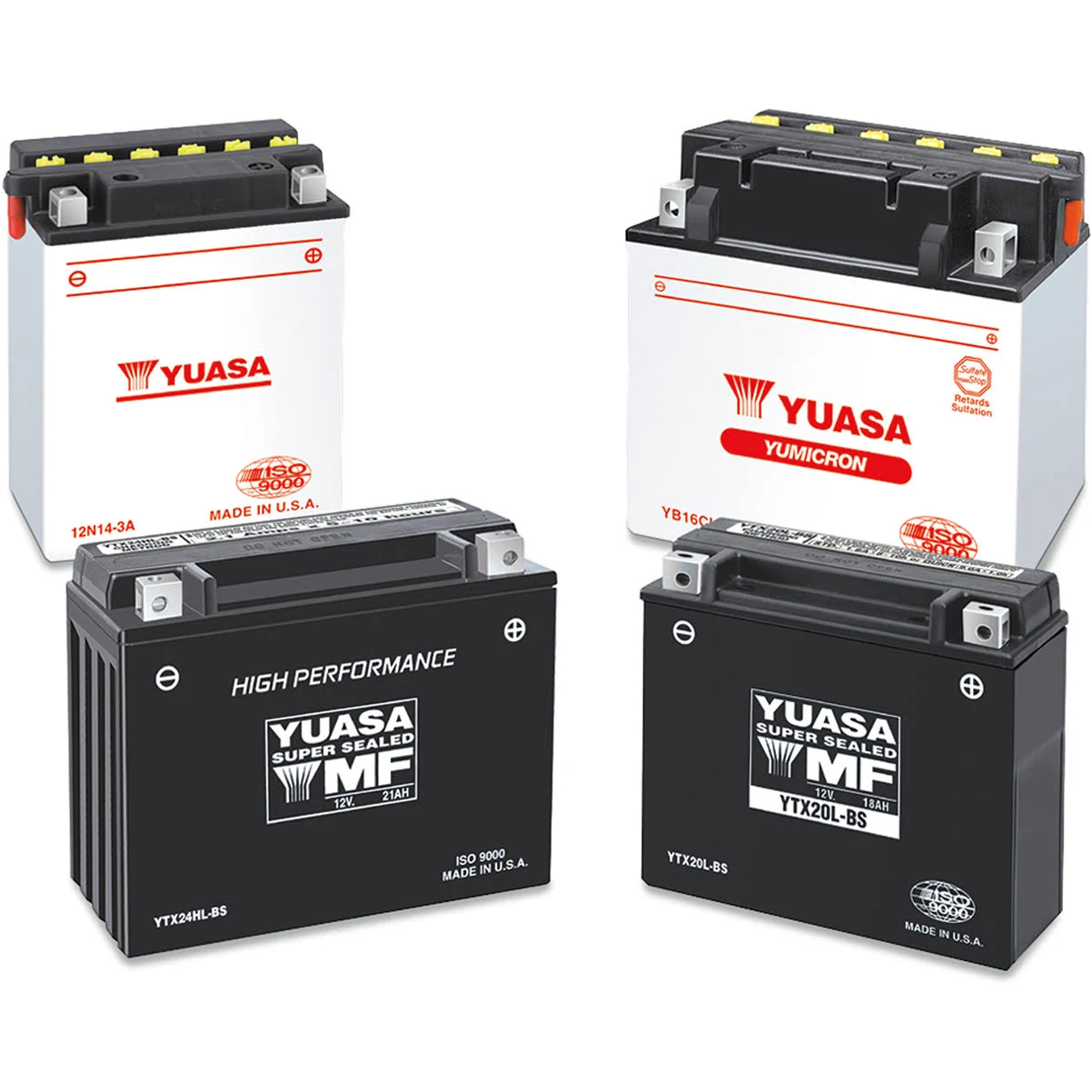 Yuasa Battery Ytx20l-bs Maintenance Free