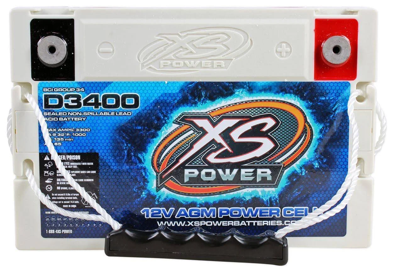 Xs Power D3400 12V AGM Battery 3300A