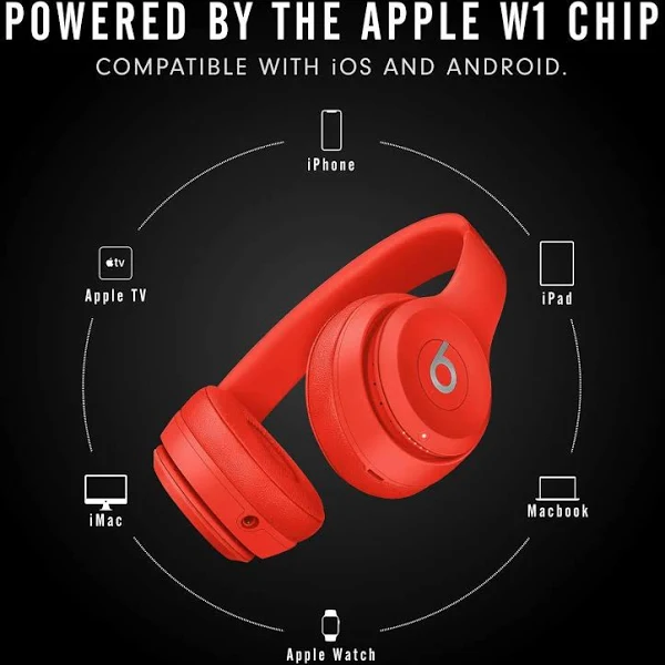 Beats by Dr. Dre Solo3 Wireless On-Ear Headphones 每 Red