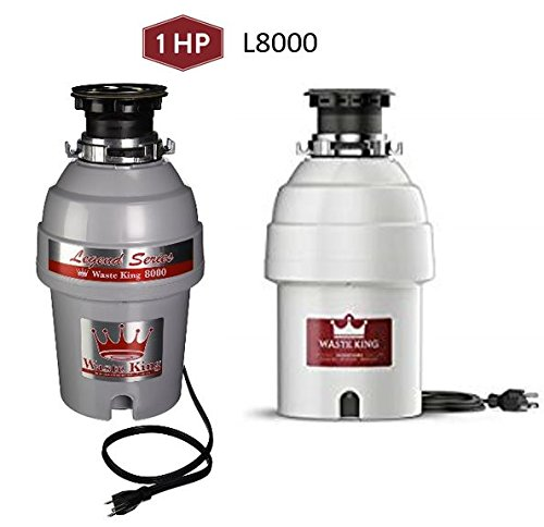 Waste King 1 HP Continuous Feed Garbage Disposal L-8000 JZL01W19