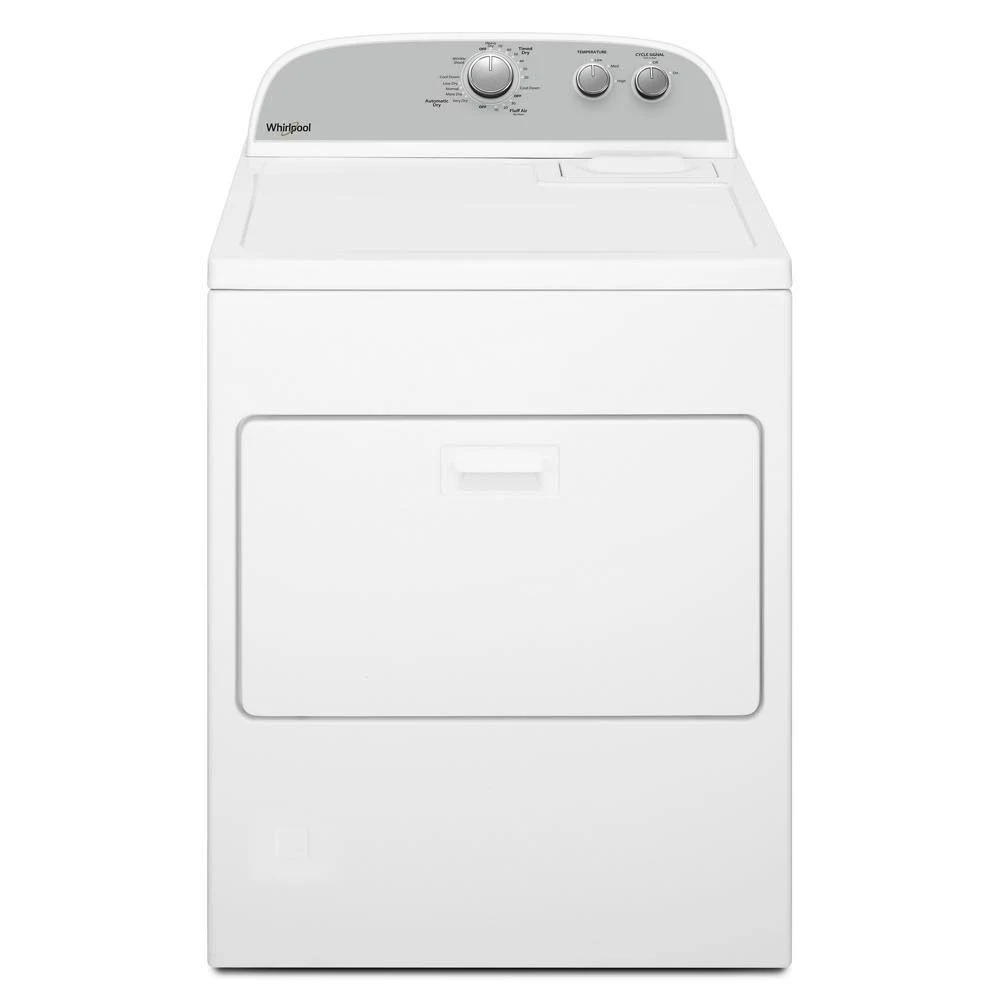 Whirlpool WED4950HW 7.0 Cu. ft. Top Load Electric Dryer with Autodry Drying System White