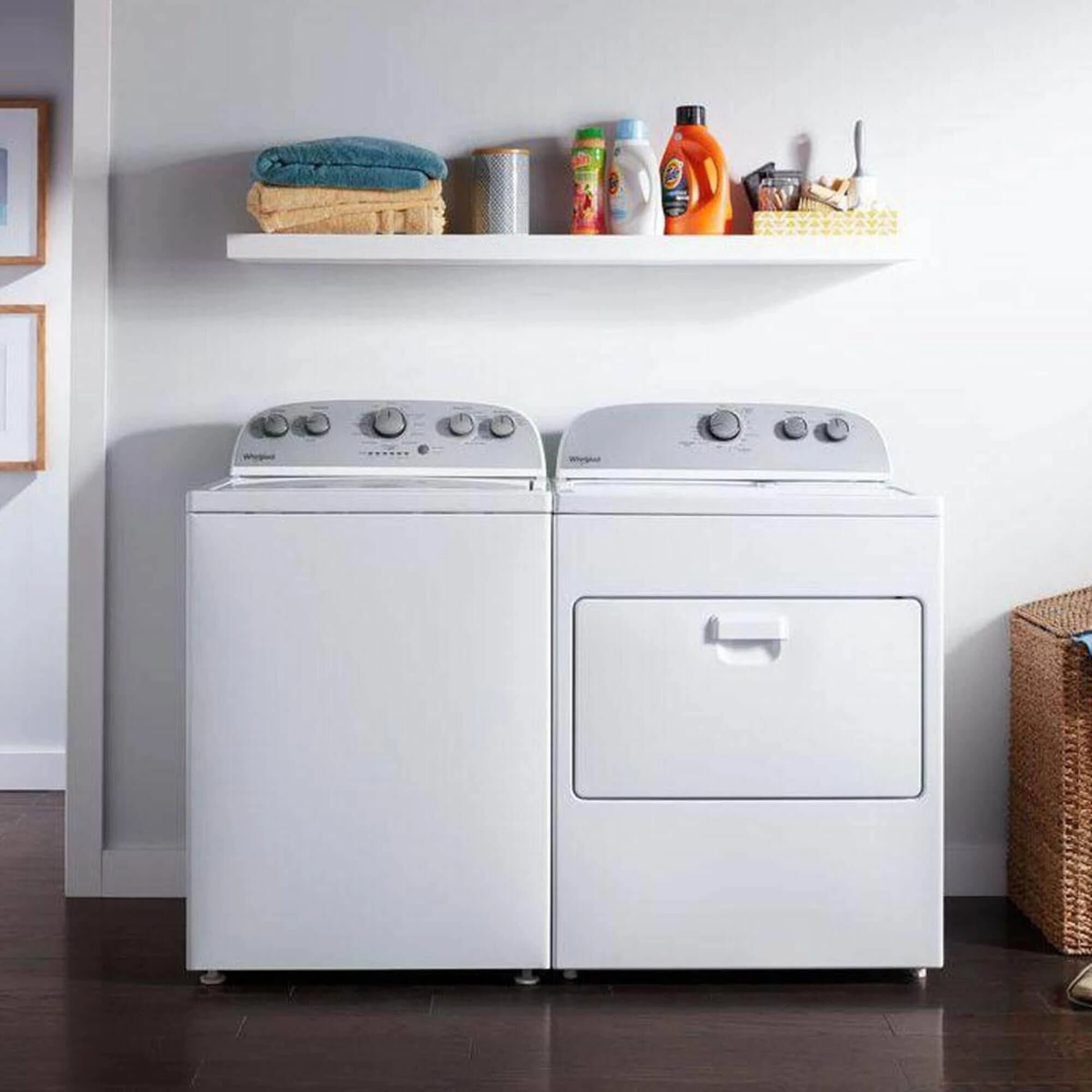 Whirlpool WED4950HW 7.0 Cu. ft. Top Load Electric Dryer with Autodry Drying System White