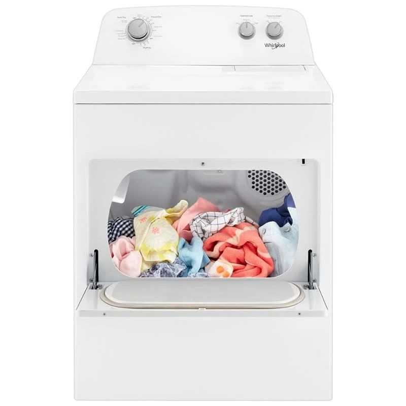 Whirlpool WED4850HW 7.0 Cu. ft. Top Load Electric Dryer with Autodry Drying System White