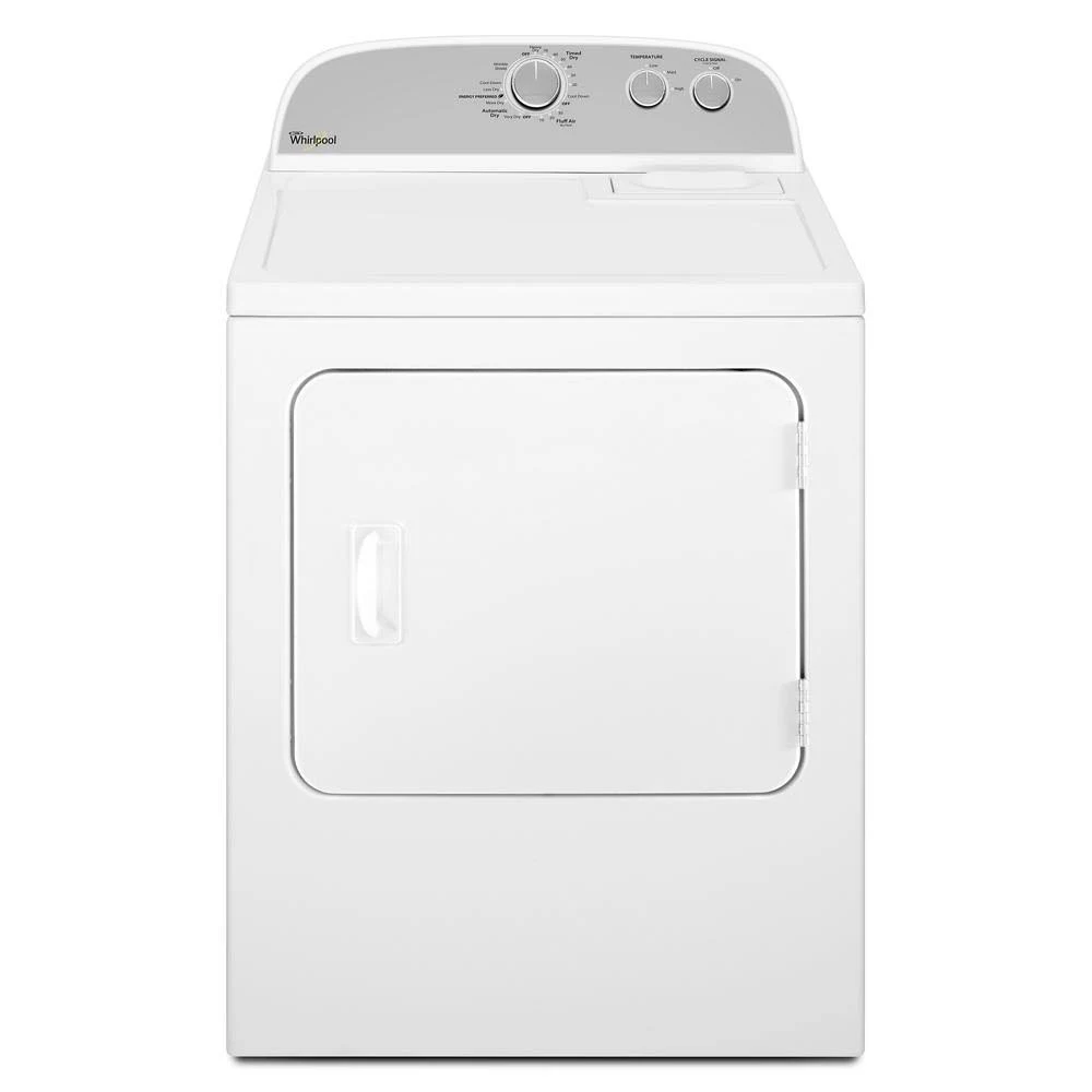 Whirlpool 7.0 cu.ft Top Load Electric Dryer with AutoDry WED4815EW 每 White