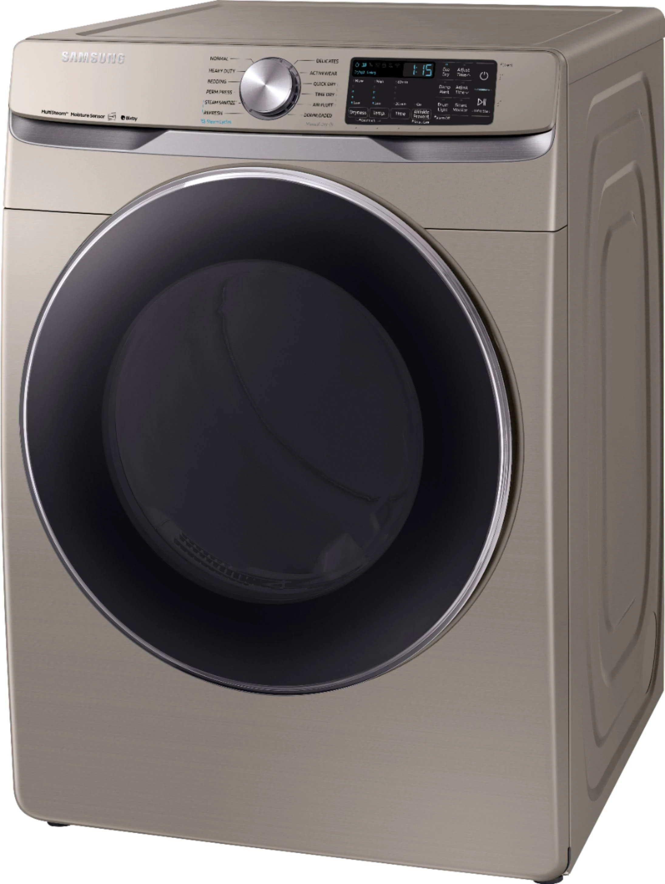 Samsung DVG45R6300C 7.5 Cu. ft. Smart Gas Dryer with Steam Sanitize+ in Champagne