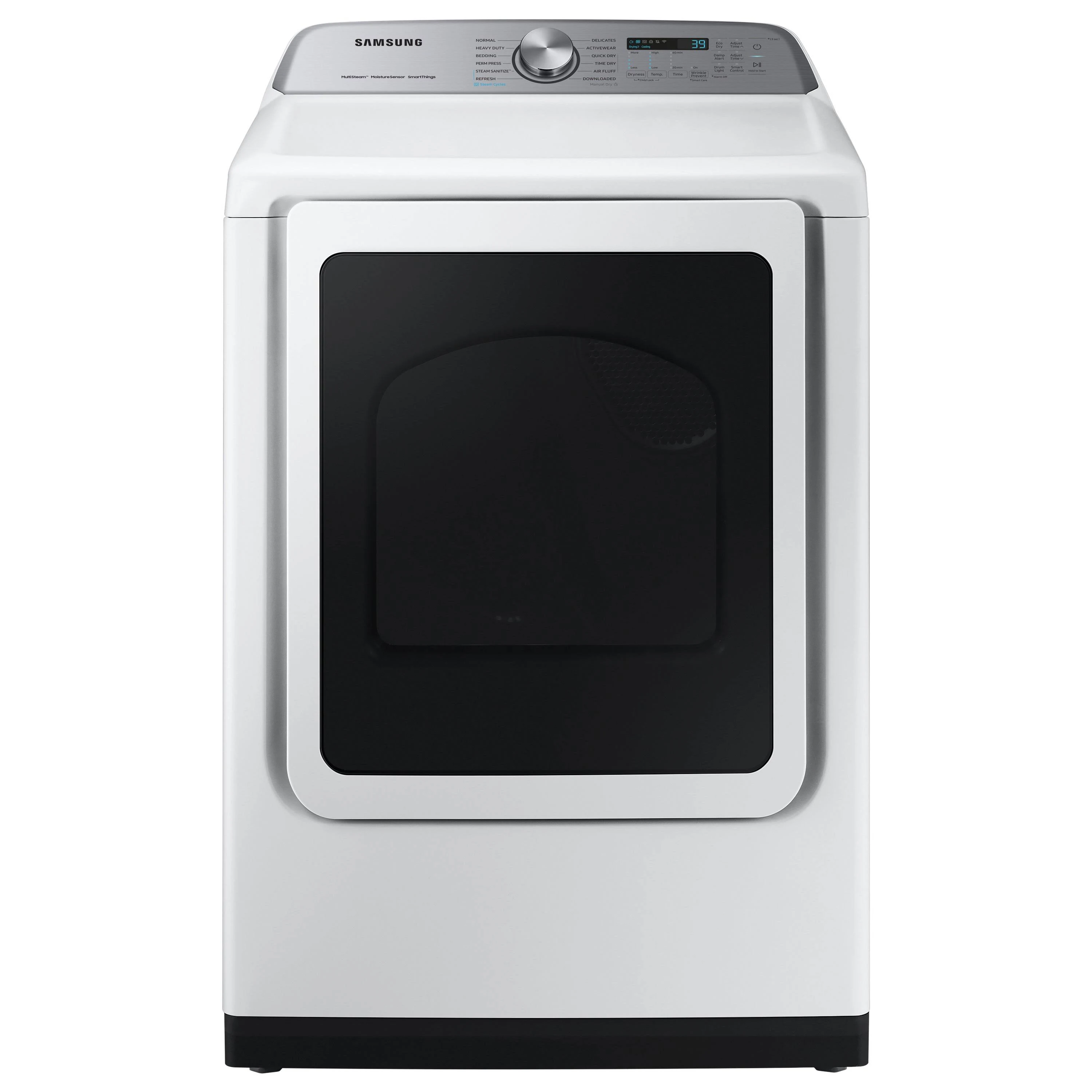 Samsung 7.4 Cu. ft. White Smart Electric Dryer with Steam Sanitize+