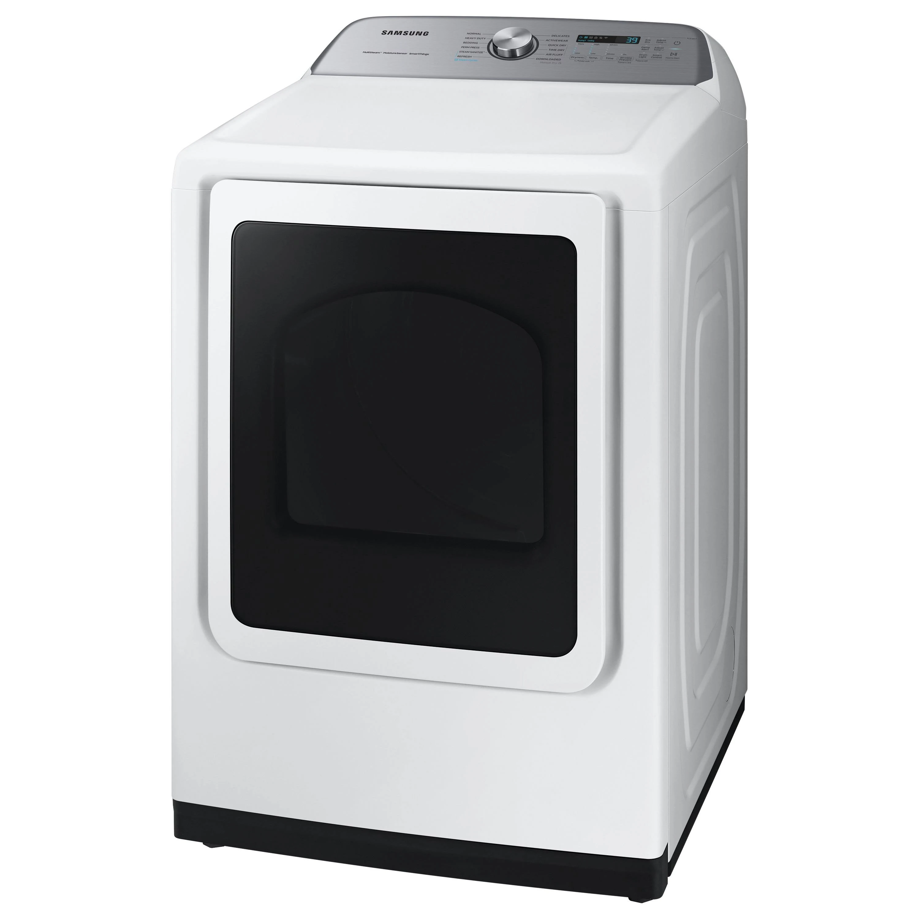 Samsung 7.4 Cu. ft. White Smart Electric Dryer with Steam Sanitize+