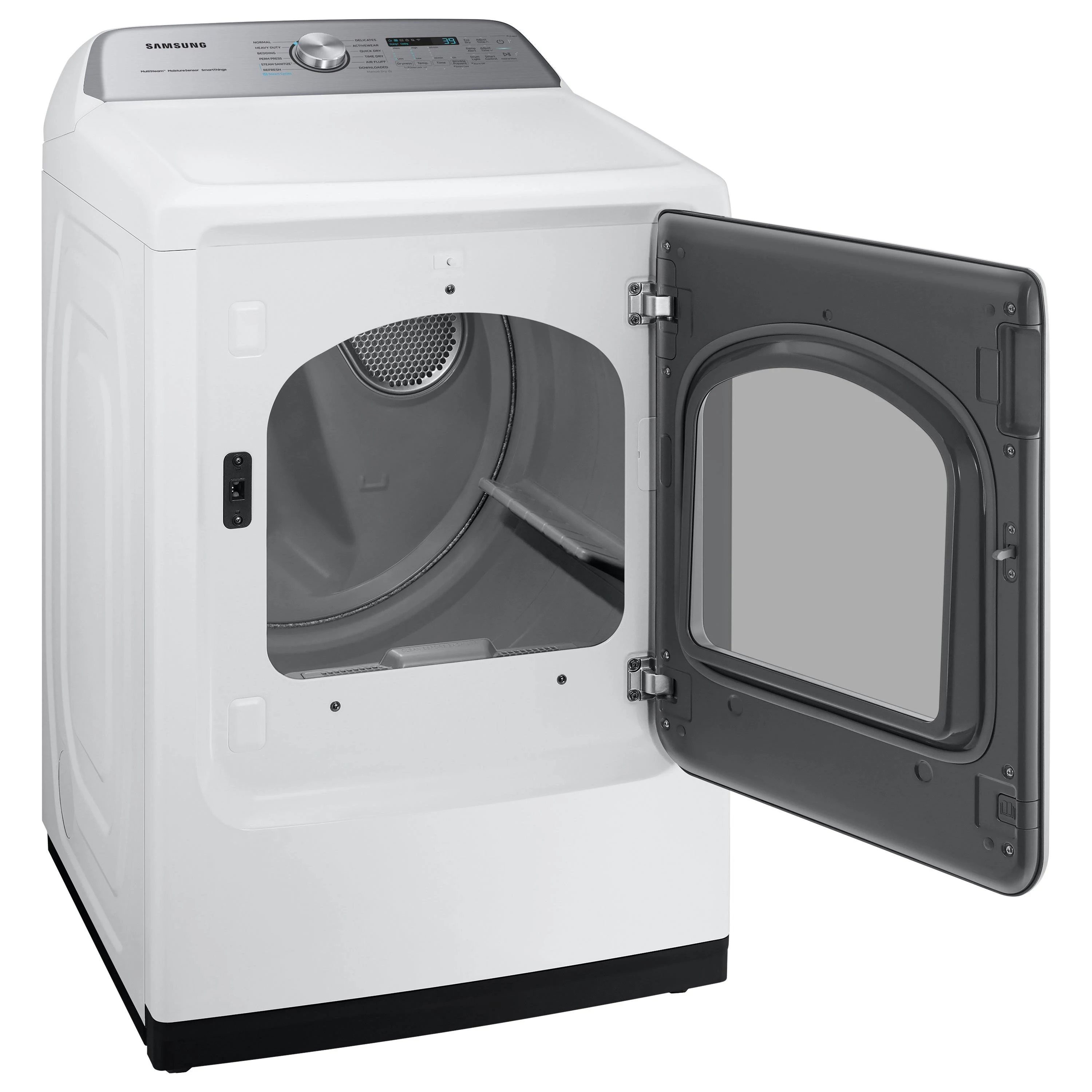 Samsung 7.4 Cu. ft. White Smart Electric Dryer with Steam Sanitize+