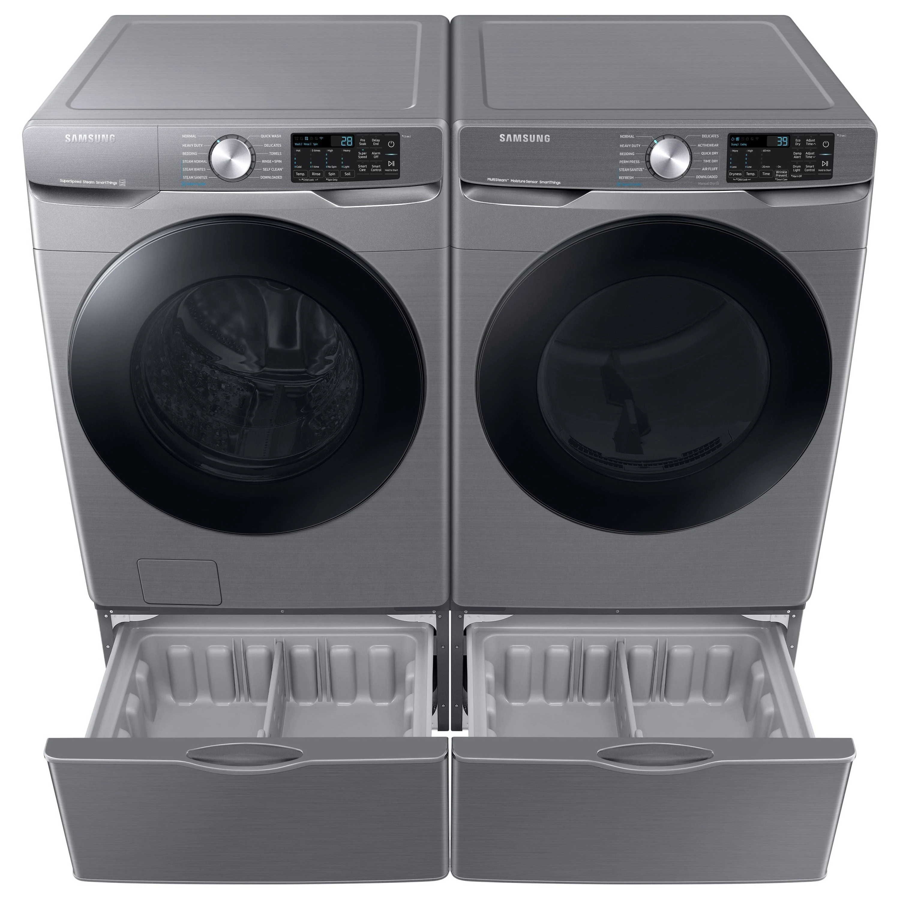 Samsung 每 7.5 Cu. ft. Smart Electric Dryer with Steam Sanitize+ 每 Platinum