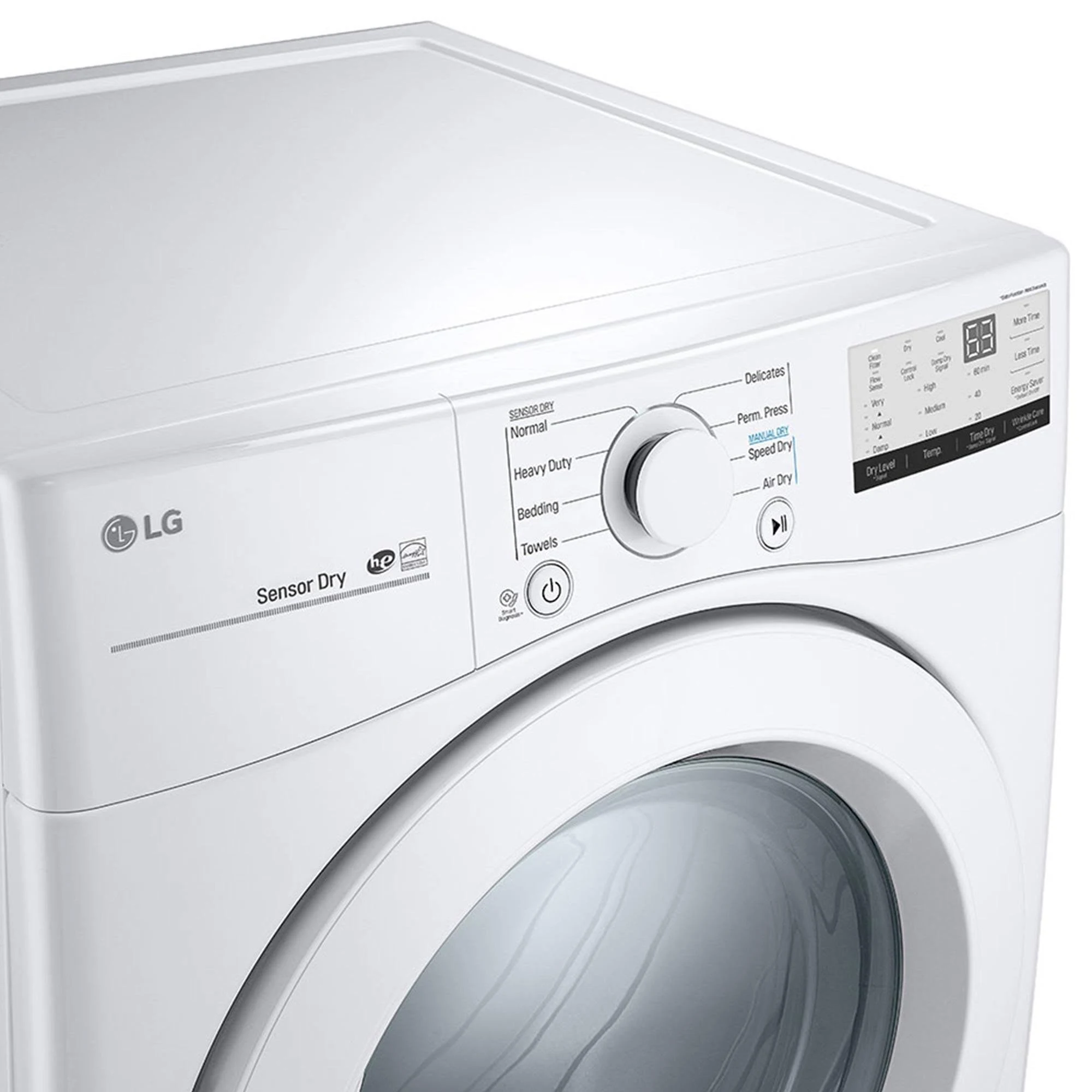 LG DLG3401W: White 7.4 Cu. ft. Ultra Large Capacity Gas Dryer