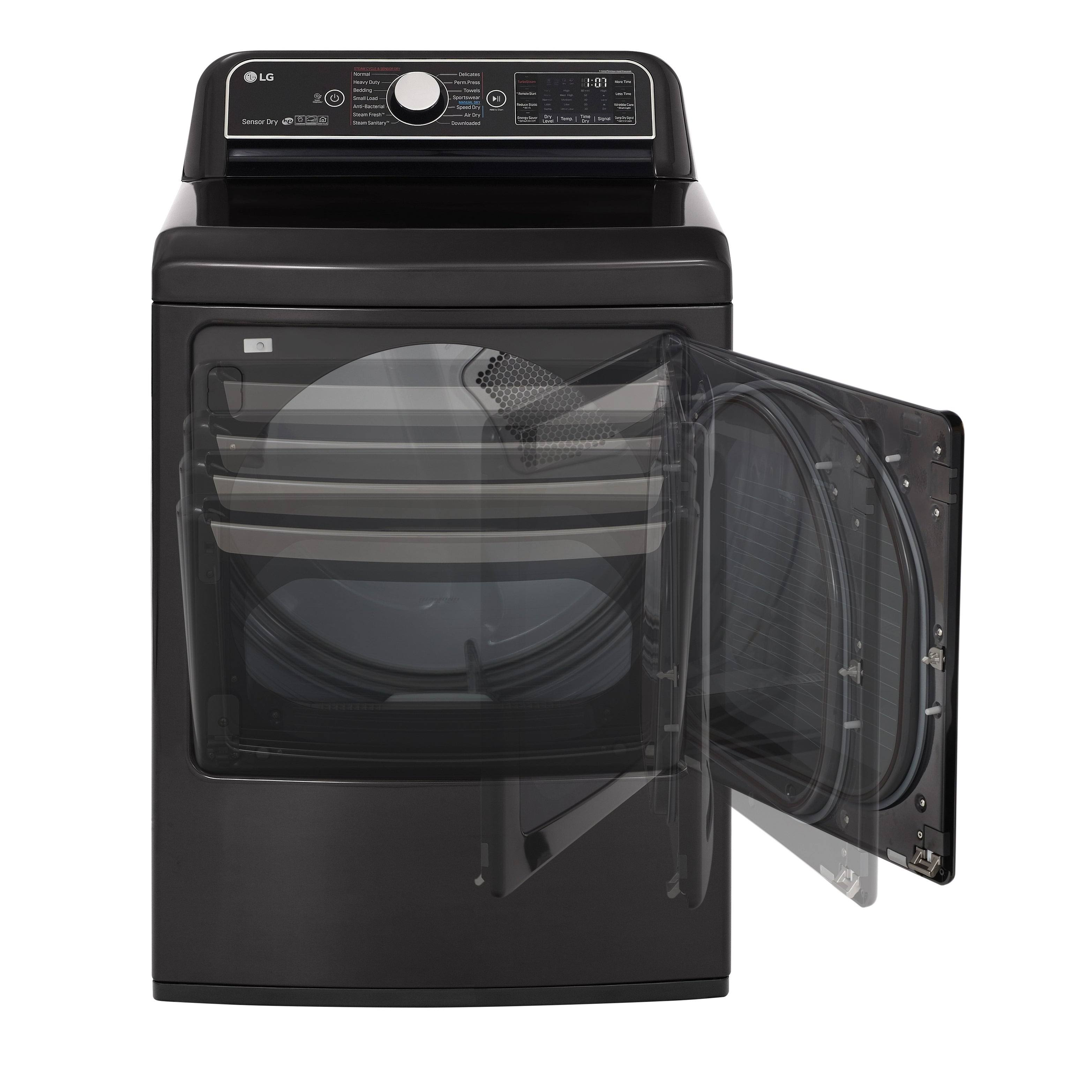 LG DLEX7900BE 7.3 cu.ft. Smart Wi-Fi Enabled Electric Dryer with Turbosteam 每 Black