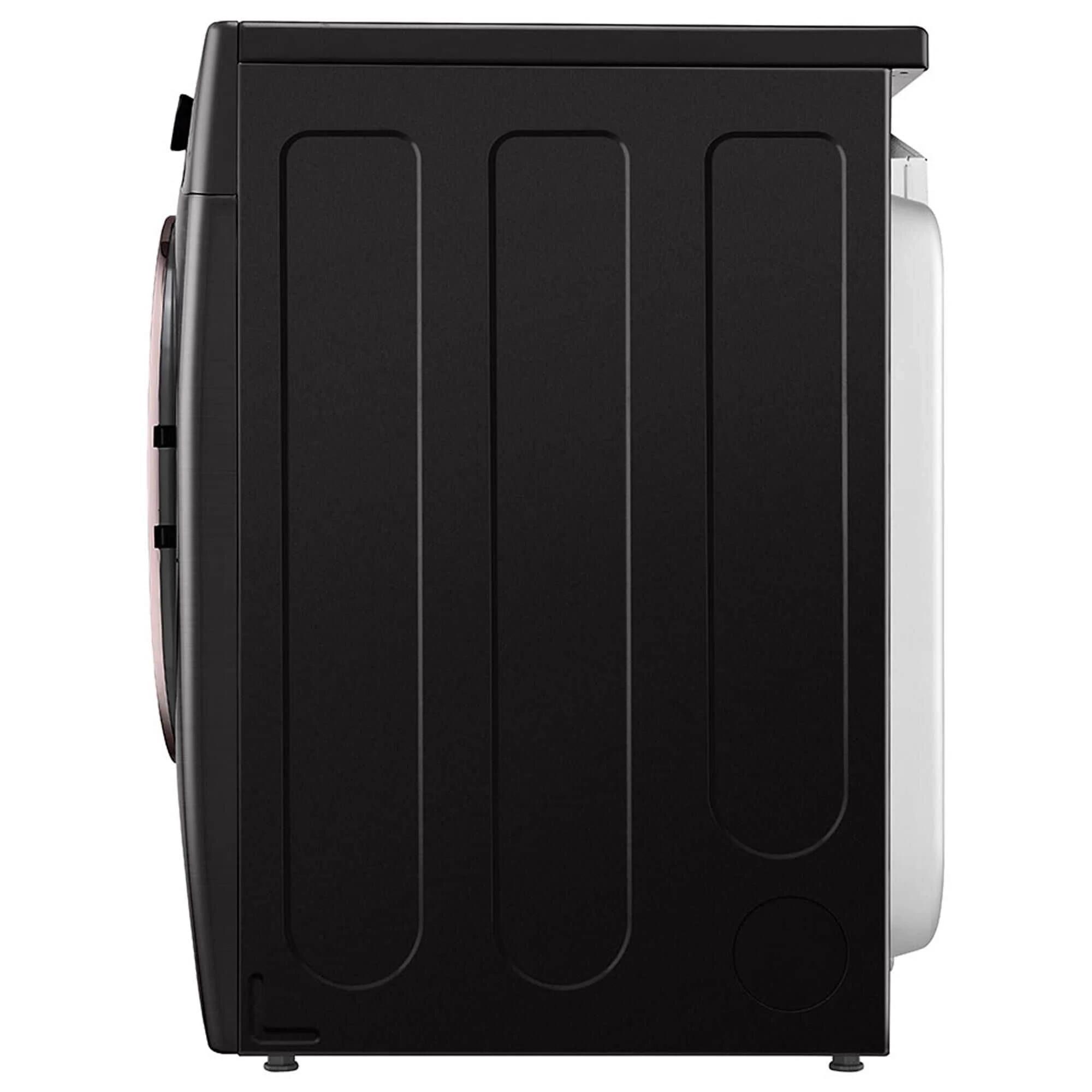 LG DLEX4000B 7.4 Cu. ft. Ultra Large Capacity Smart Wi-Fi Enabled Front Load Electric Dryer with Turbosteam And, Black