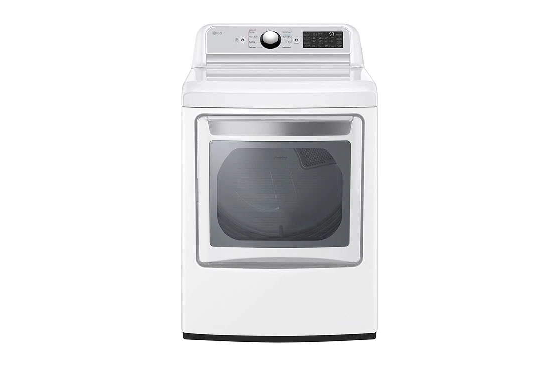 LG DLE7400WE 7.3 Cu. ft. Ultra Large Capacity Rear Control Electric Dryer with EasyLoad Door 每 White