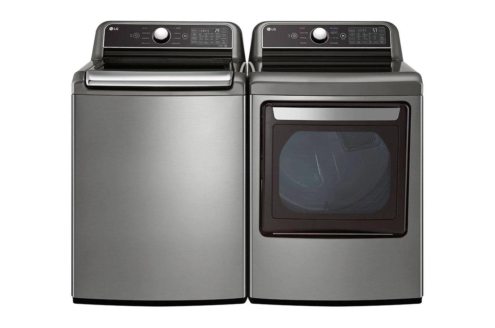 LG DLE7400VE 7.3 Cu. ft. Graphite Steel Smart Electric Dryer