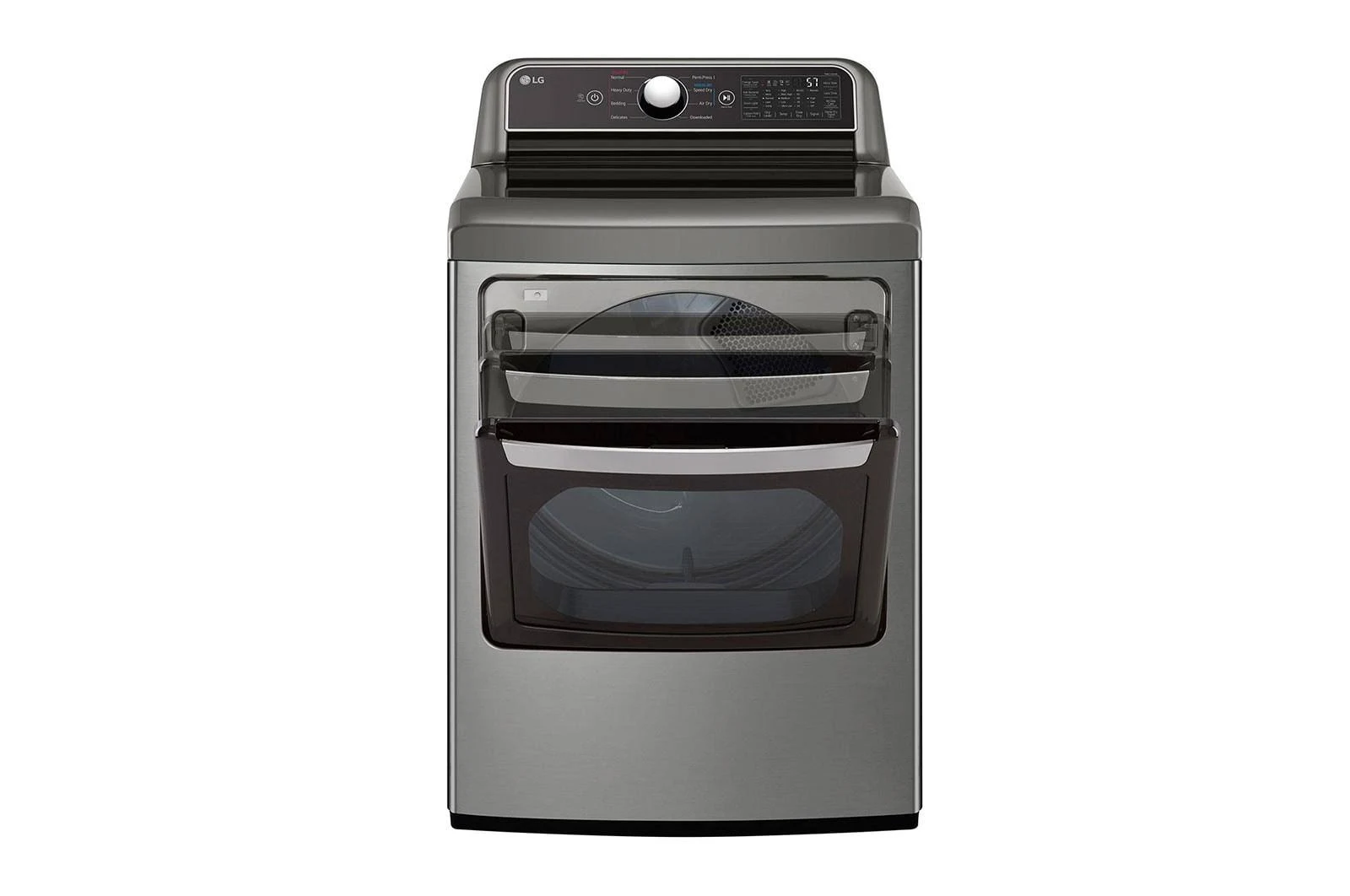 LG DLE7400VE 7.3 Cu. ft. Graphite Steel Smart Electric Dryer