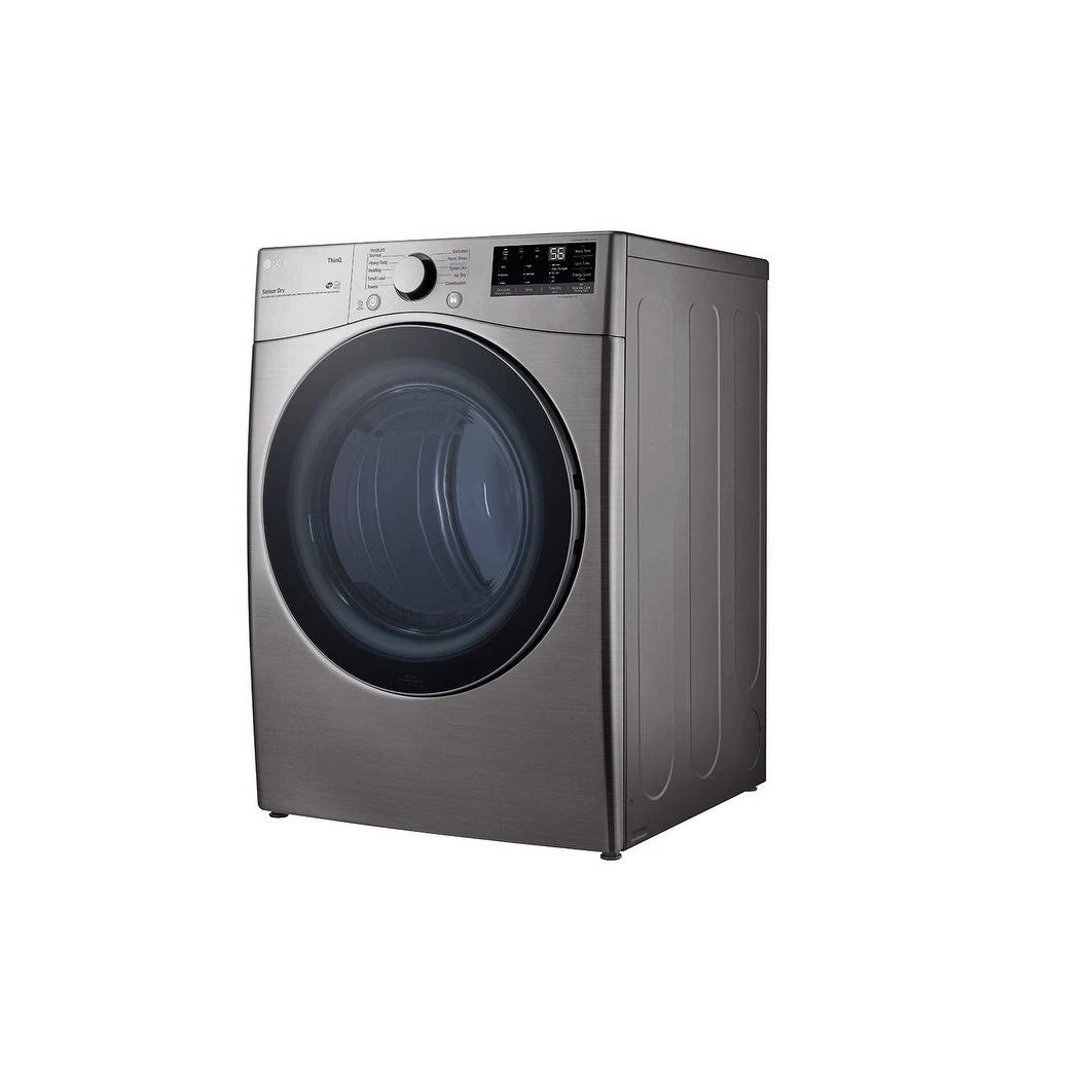 LG DLE3600V 7.4 Cu. ft. Ultra Large Capacity Smart Wi-Fi Enabled Graphite Front Load Electric Dryer, Gray