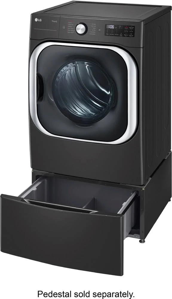 LG 9.0 Cu. ft. Black Steel Electric Dryer